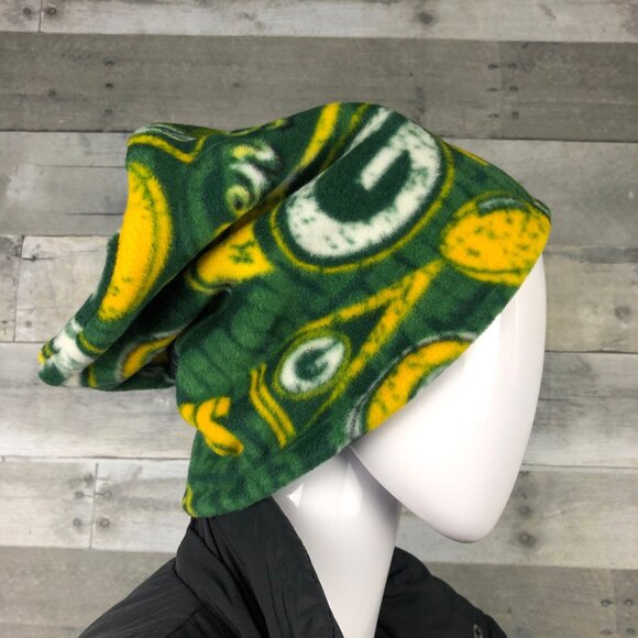 Green Bay Packers Fleece Neck Warmer: Handmade Scarf Tube - Picture 4 of 10